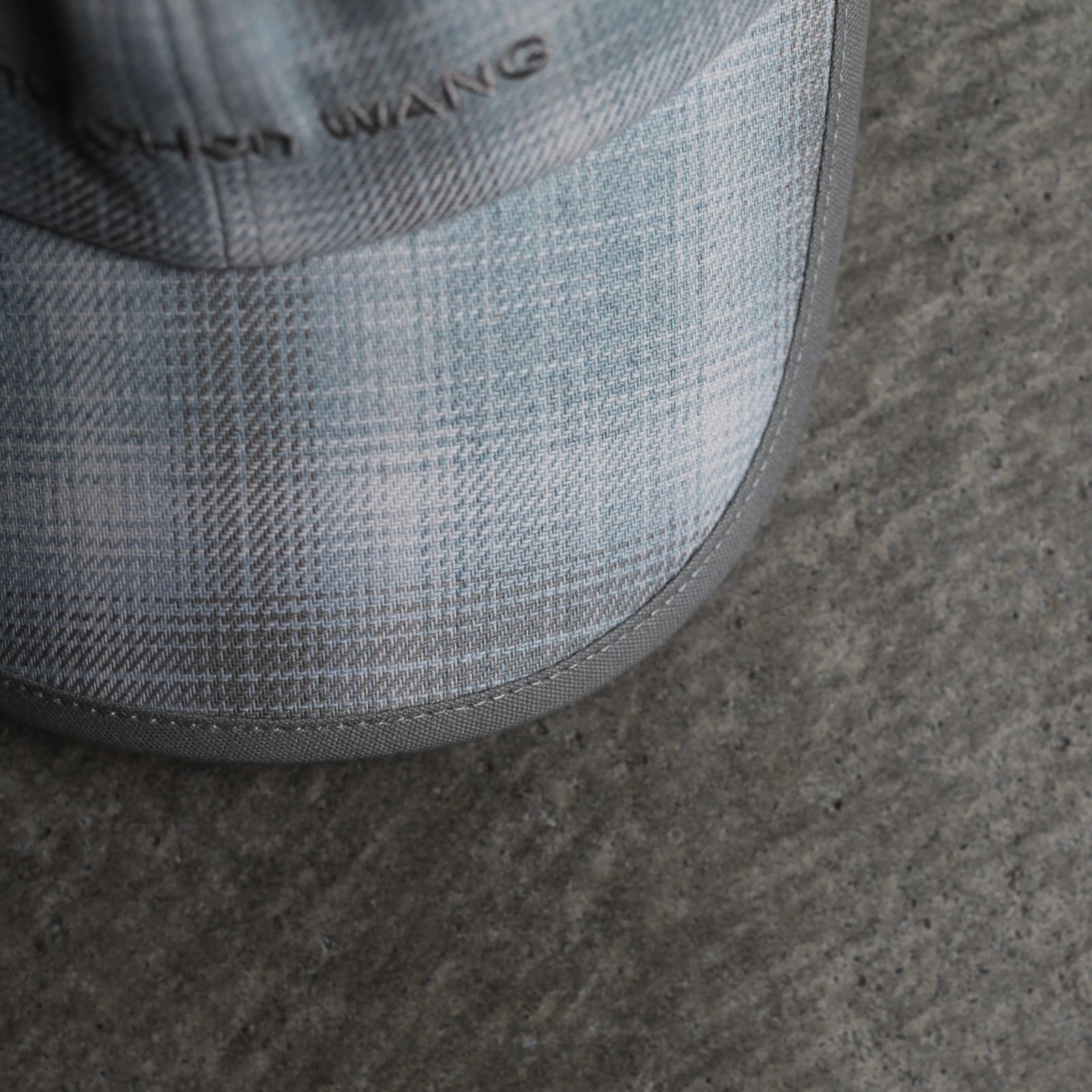 【残り一点】Blue Gray Checkered Baseball Cap