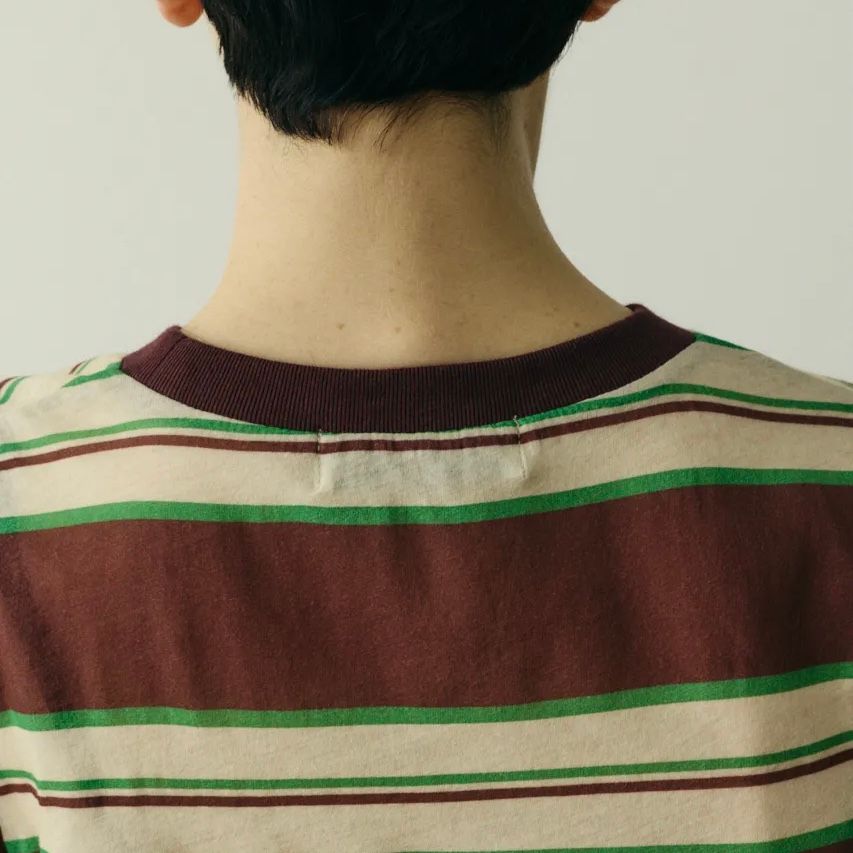 【残り一点】Border Half Tops