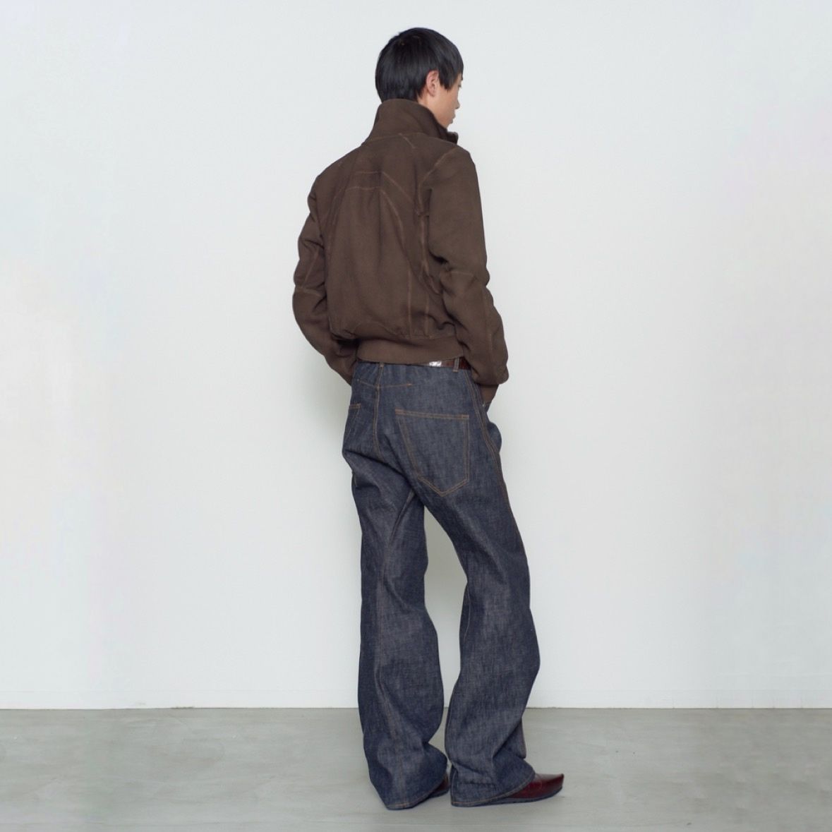 【残り一点】Paneled Zip Up Sweat Shirt