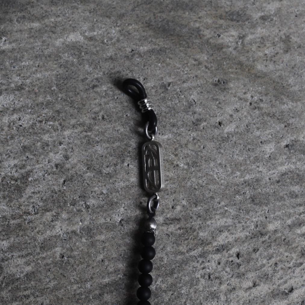 SOSHIOTSUKI - 【残りわずか】Juzu Glasses Chain(BLACK