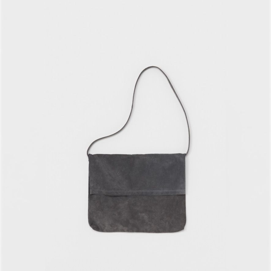 【残り一点】Pig Flap Shoulder Bag Big(DARK GRAY)