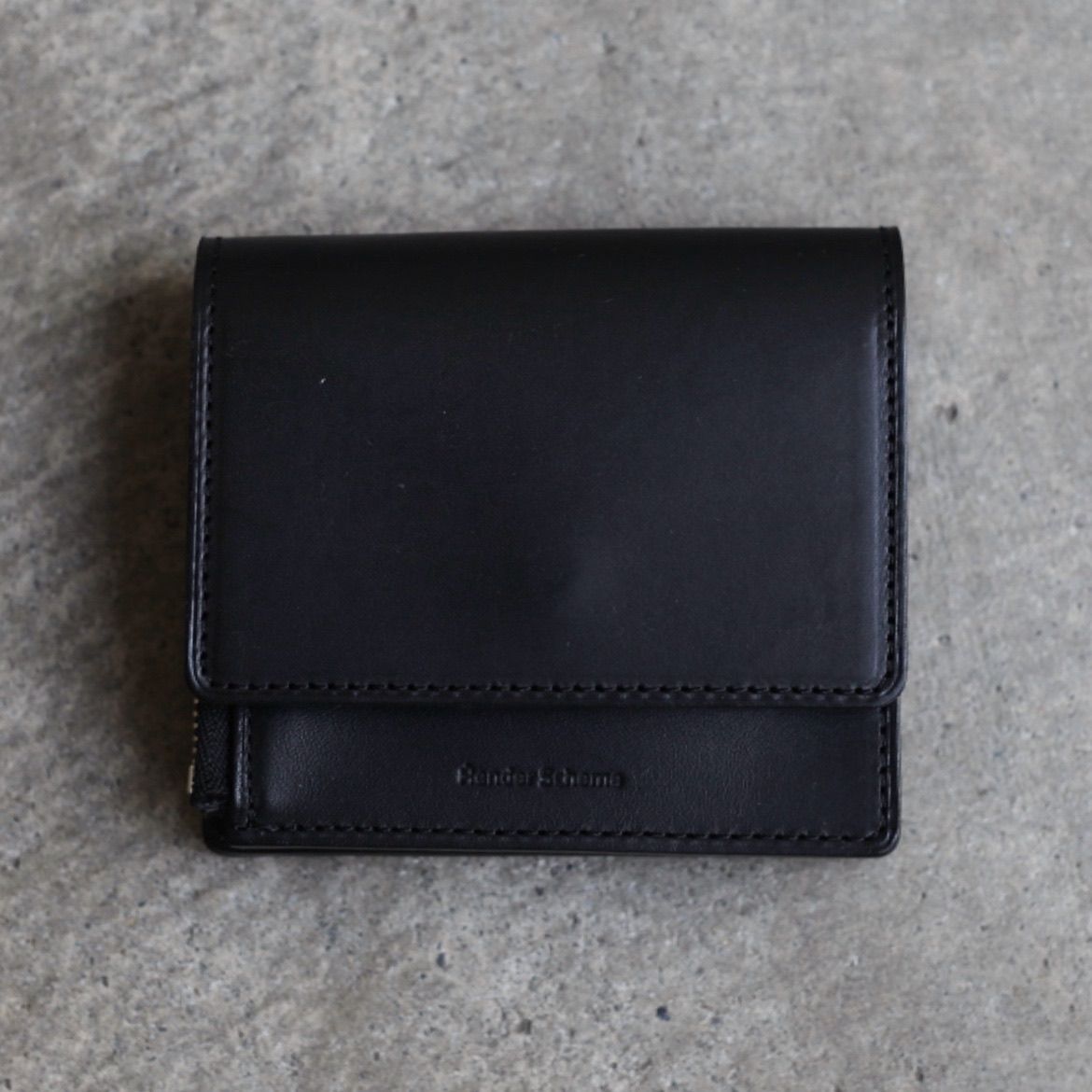 Hender Schame 財布 黒 Hender Scheme / WALLET (BLACK) - TROUPE ONLINE SHOP - COMOLI