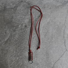 【残り一点】Spring Clip Neck Holder(CLIX_CROCO GRAIN)