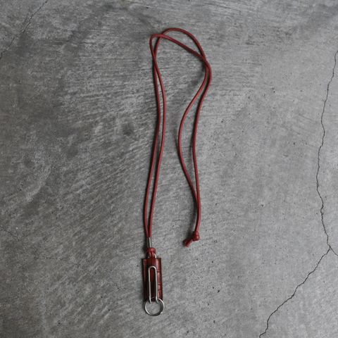 【残り一点】Spring Clip Neck Holder(CLIX_CROCO GRAIN)