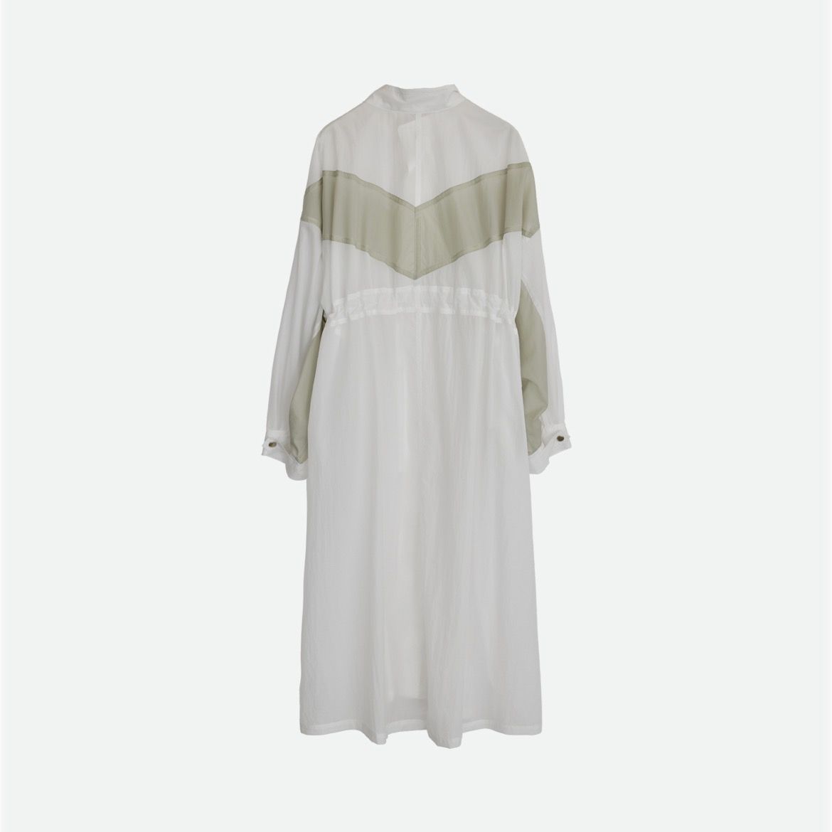 【残り一点】Sheer Drawstring Over Coat