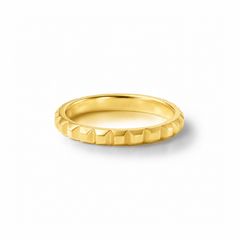 【お取り寄せ注文可能】Flat Studs Ring M(K18 YELLOW GOLD)