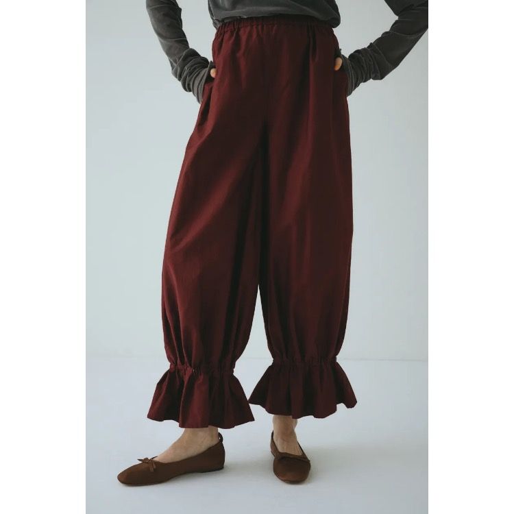 【残り一点】Frill Hem Balloon Pants