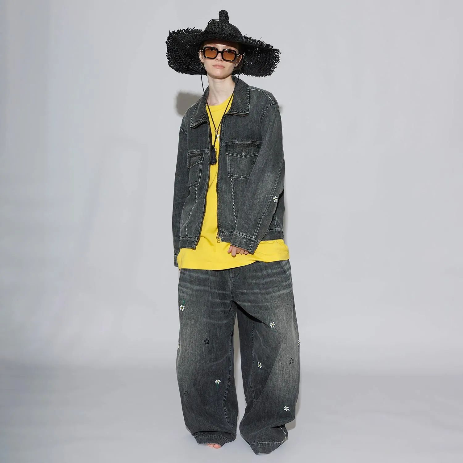 【残り一点】12.5OZデニムブルゾン(USED)