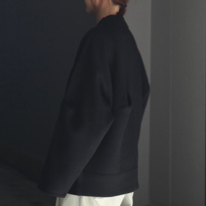 【残りわずか】Extra Fine Wool Knit Tucked Cardigan