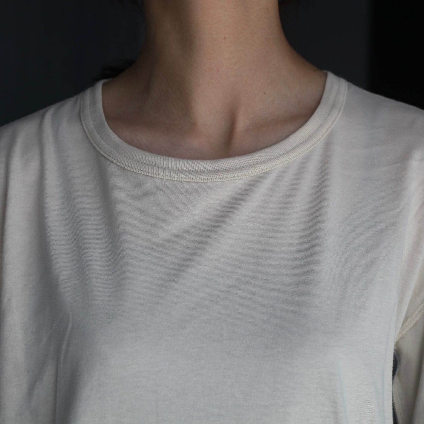 【残り一点】Double Layered 3/4 Sleeve T-Shirt