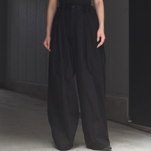 【残り一点】12本タックパンツ(COTTON)