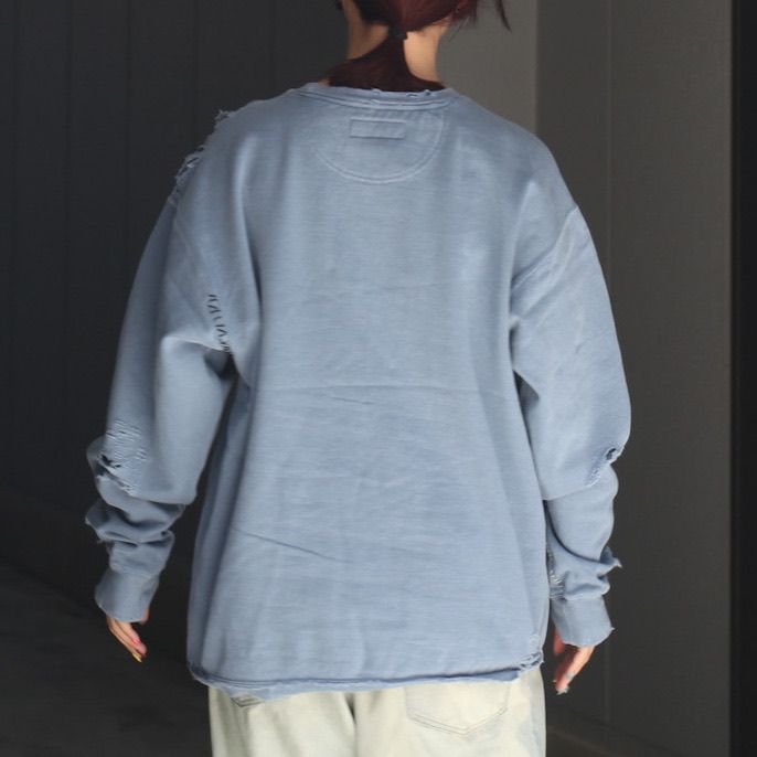 【残り一点】Inactive Crew Sweat With Repaired