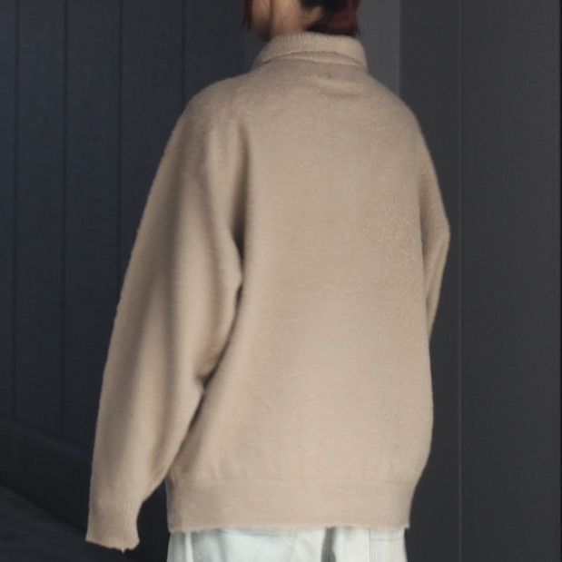 【残り一点】Shaggy Polo Knit