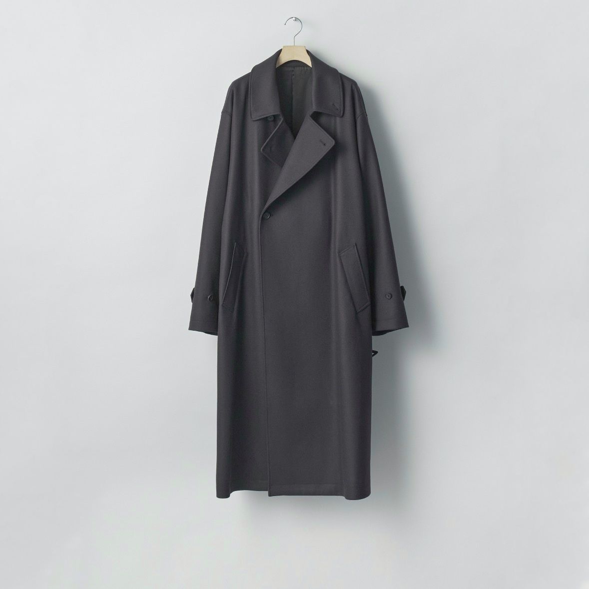 【残りわずか】Wool Melton Oversized Double Breasted Coat