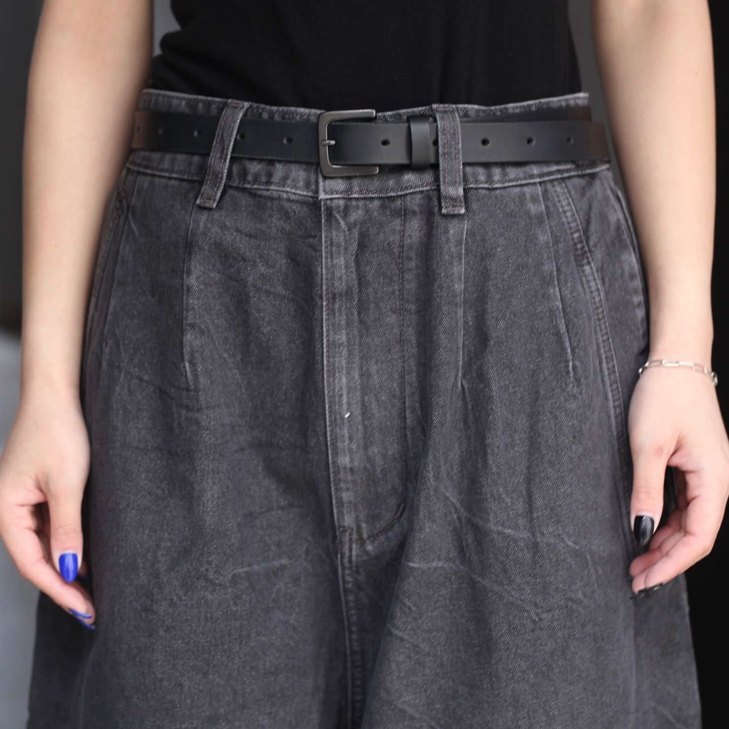 【残り一点】Oversized Mid Length Denim Cargo Trouser