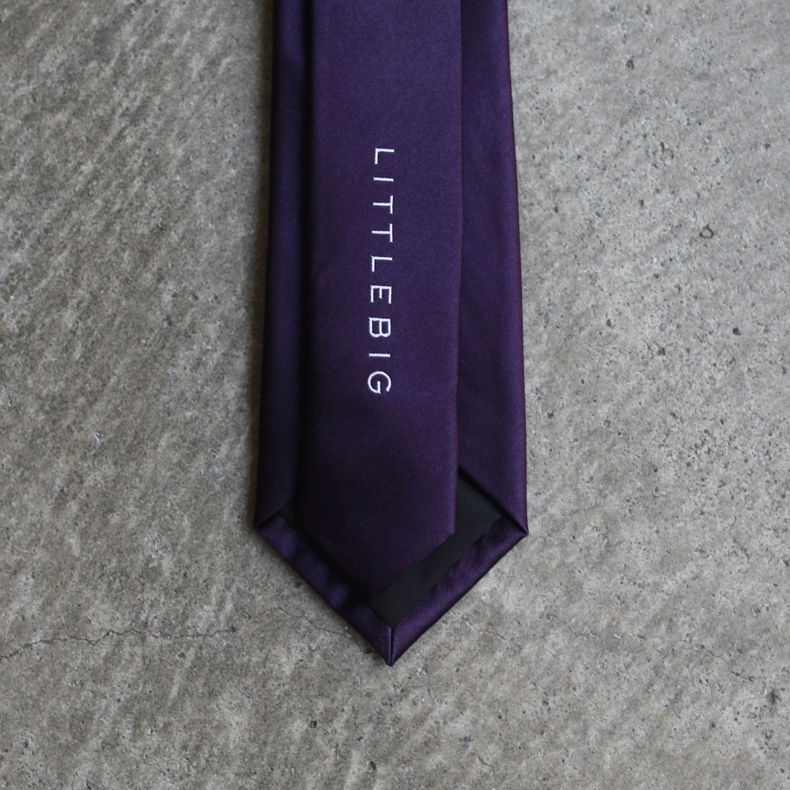 little big Silk Narrow Tie(BLACK) ネクタイ LITTLEBIG - 【残りわずか】70mm Narrow Tie(BLACK) | ACRMTSM