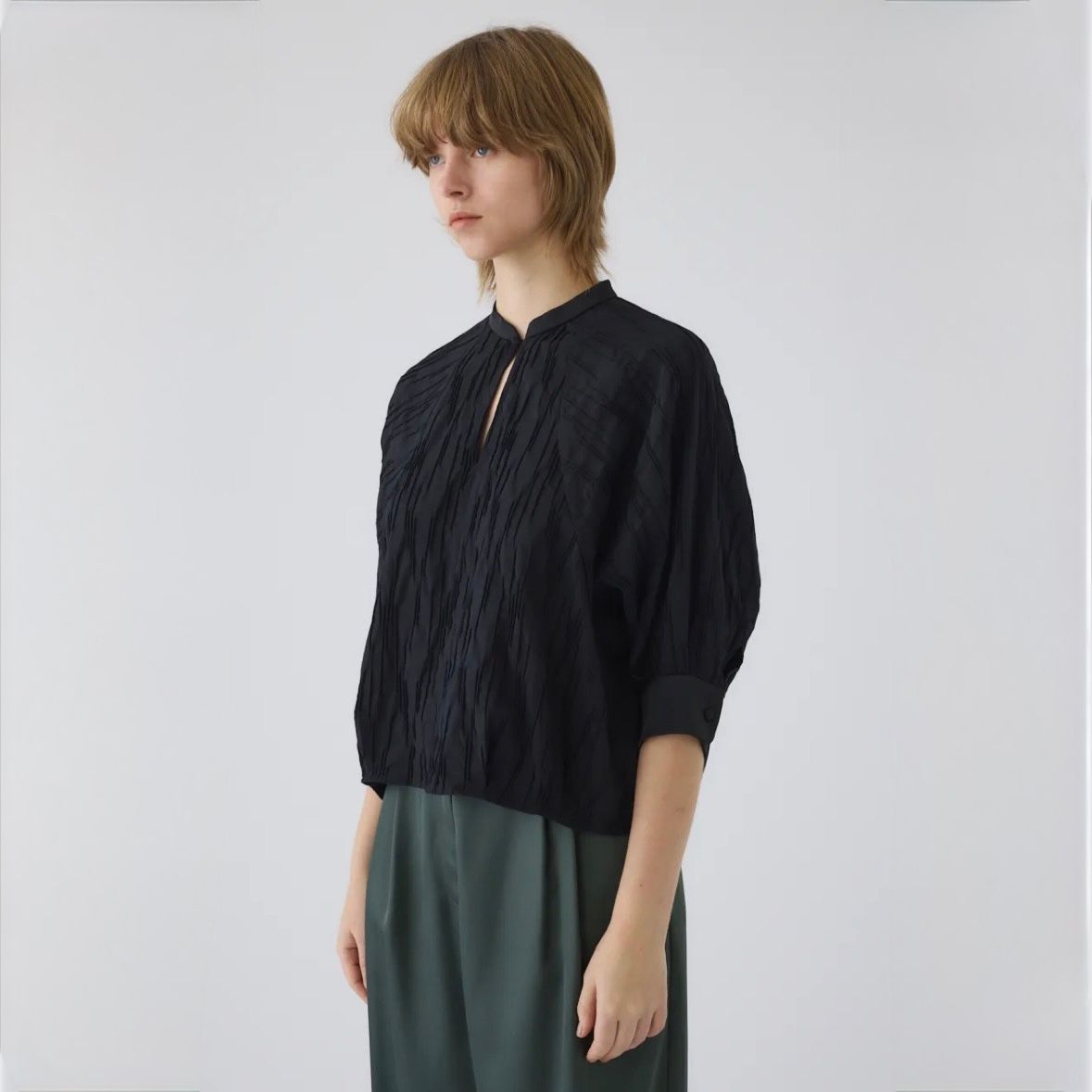 【残り一点】Tuck Pleats Raglan Blouse