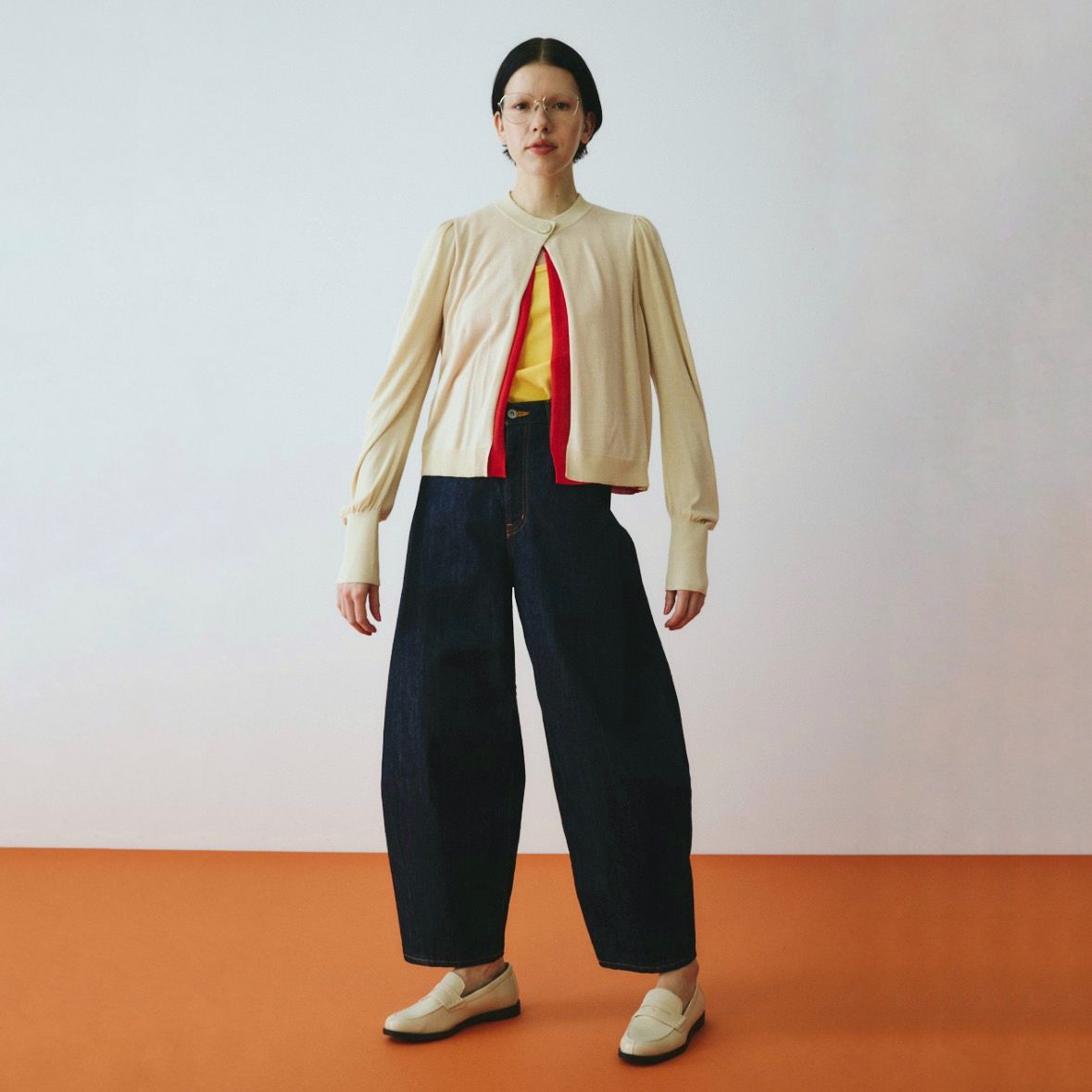 【残り一点】Layered Knit Cardigan