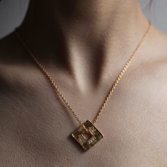 【残り一点】Stairway to Heaven Square Pendant(GOLD)