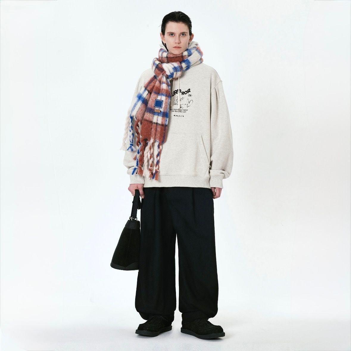 【残り一点】Cland plaid muffler
