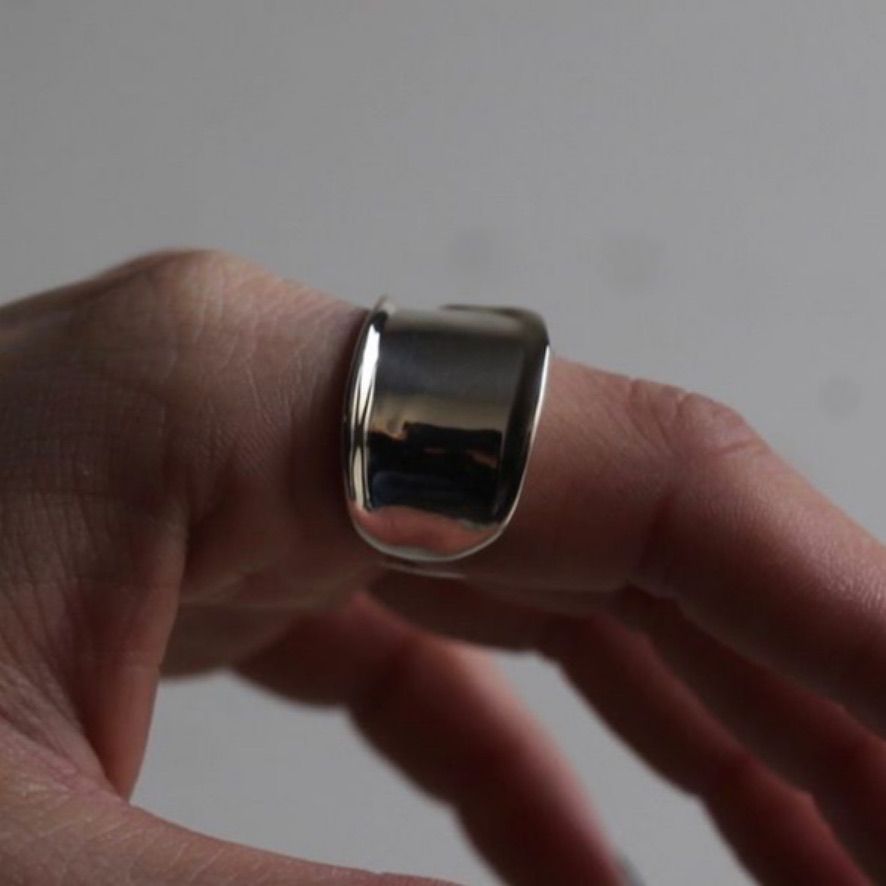 【残り一点】Chopin Right Finger Armor Ring Slit(WHITE)