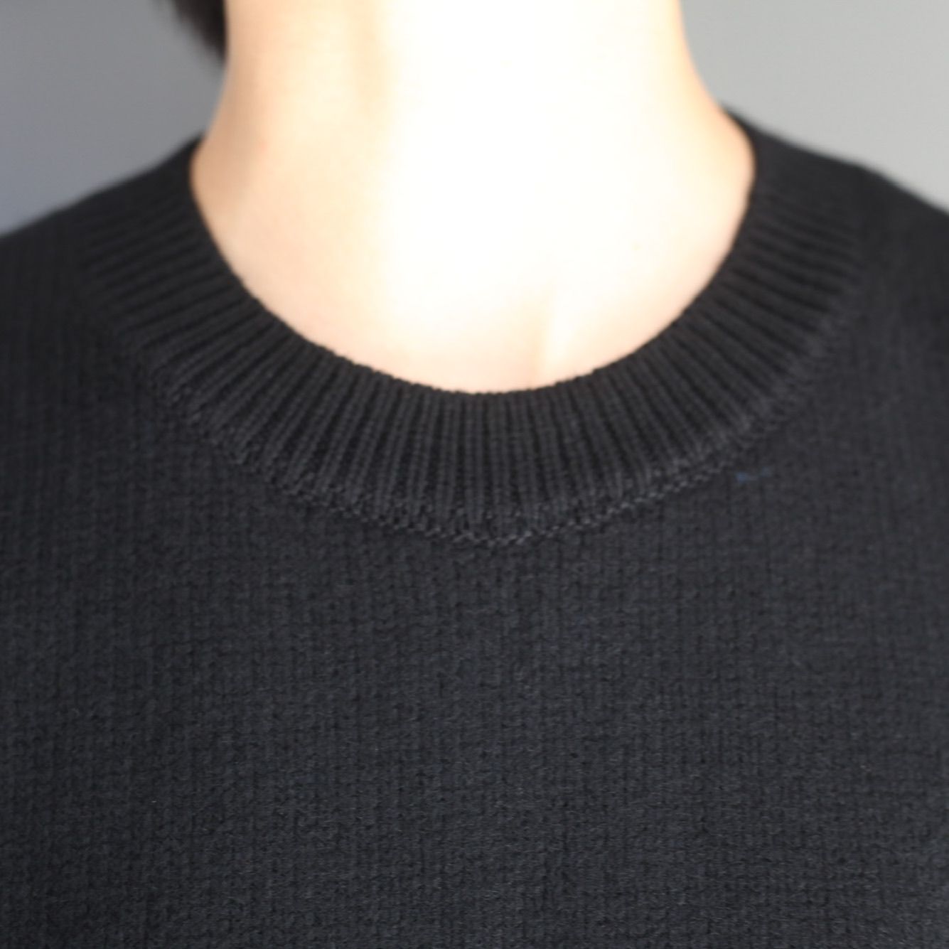 stein - 【残り一点】EX Fine Lambs Crew Neck Knit LS | ACRMTSM