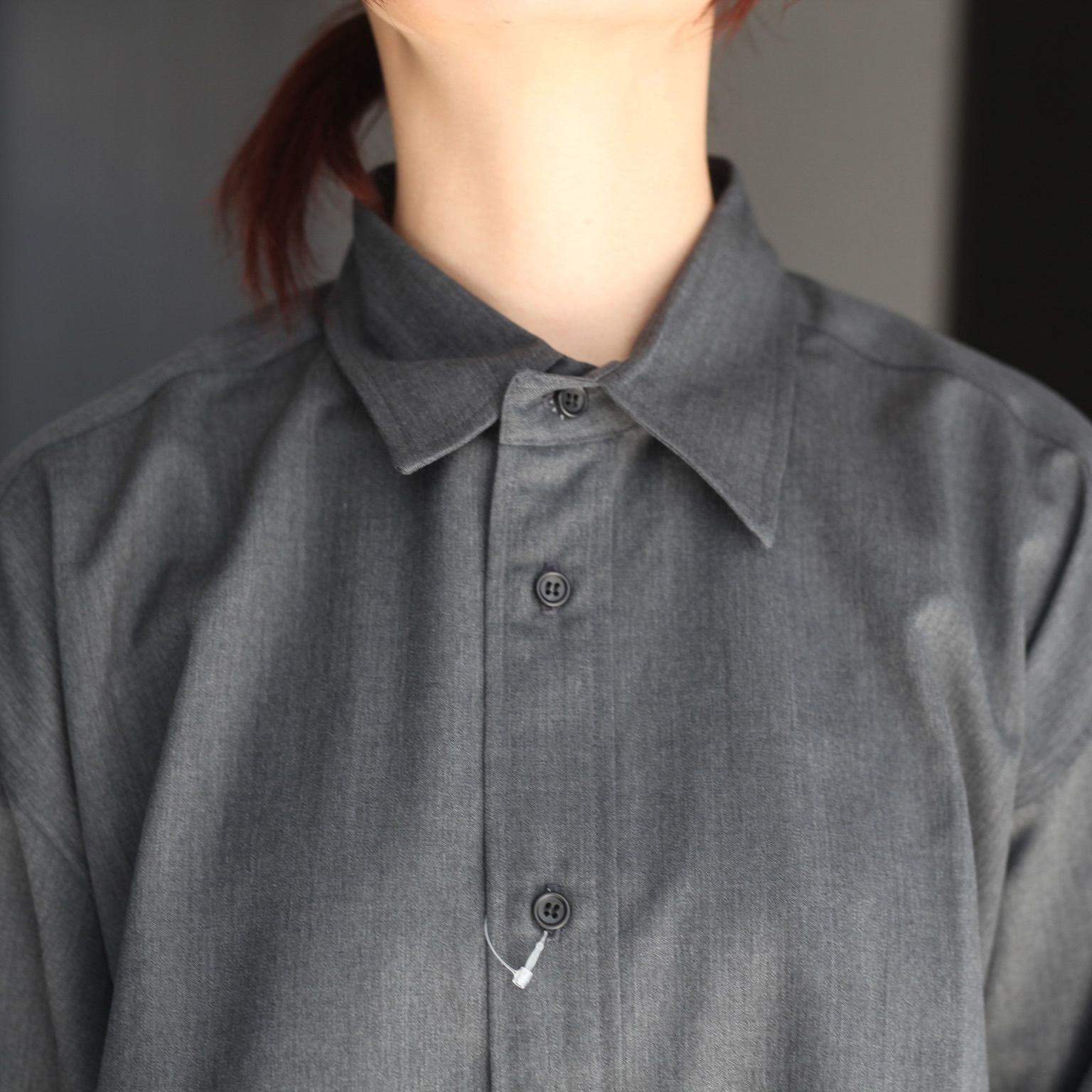 【残り一点】Wool Poly Standard Shirt