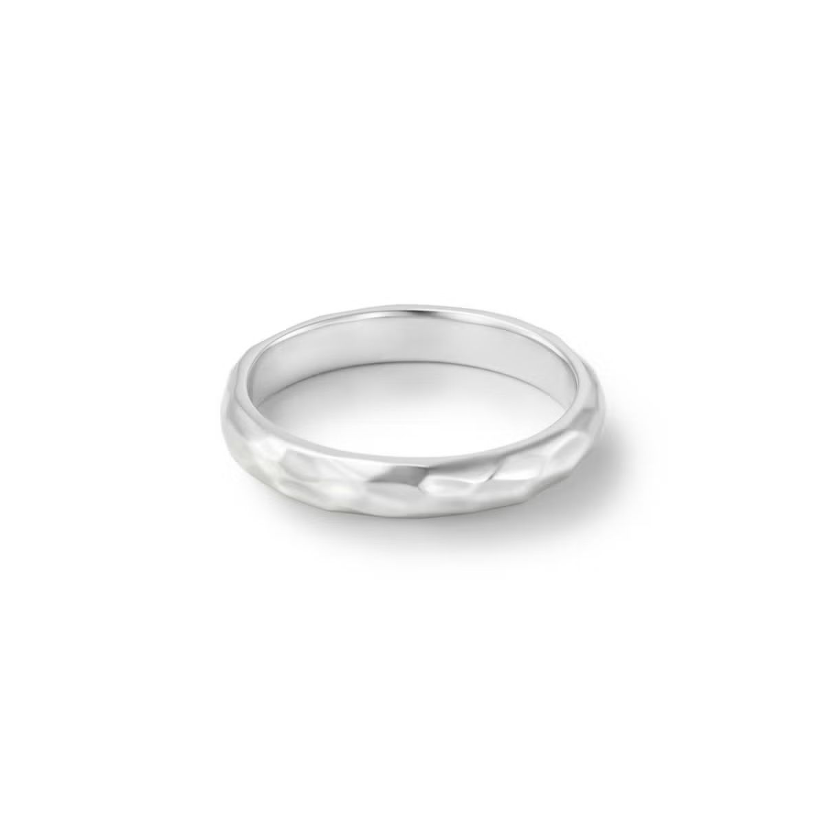 【お取り寄せ注文可能】Crack Round Ring(PLATINUM950)