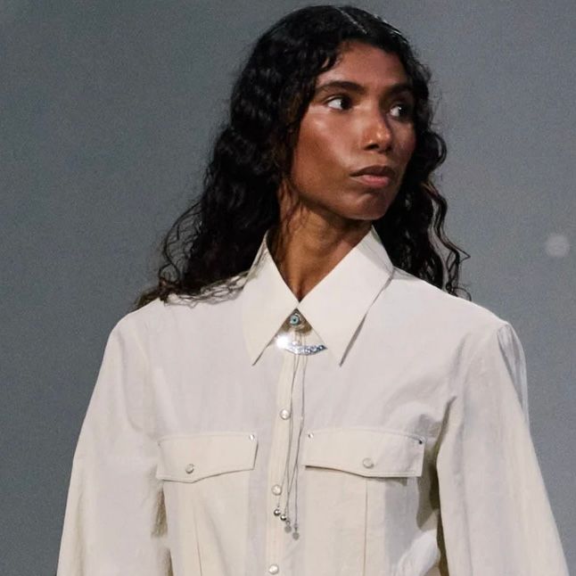 【残り一点】Cat Eye Rattle Bolo Tie