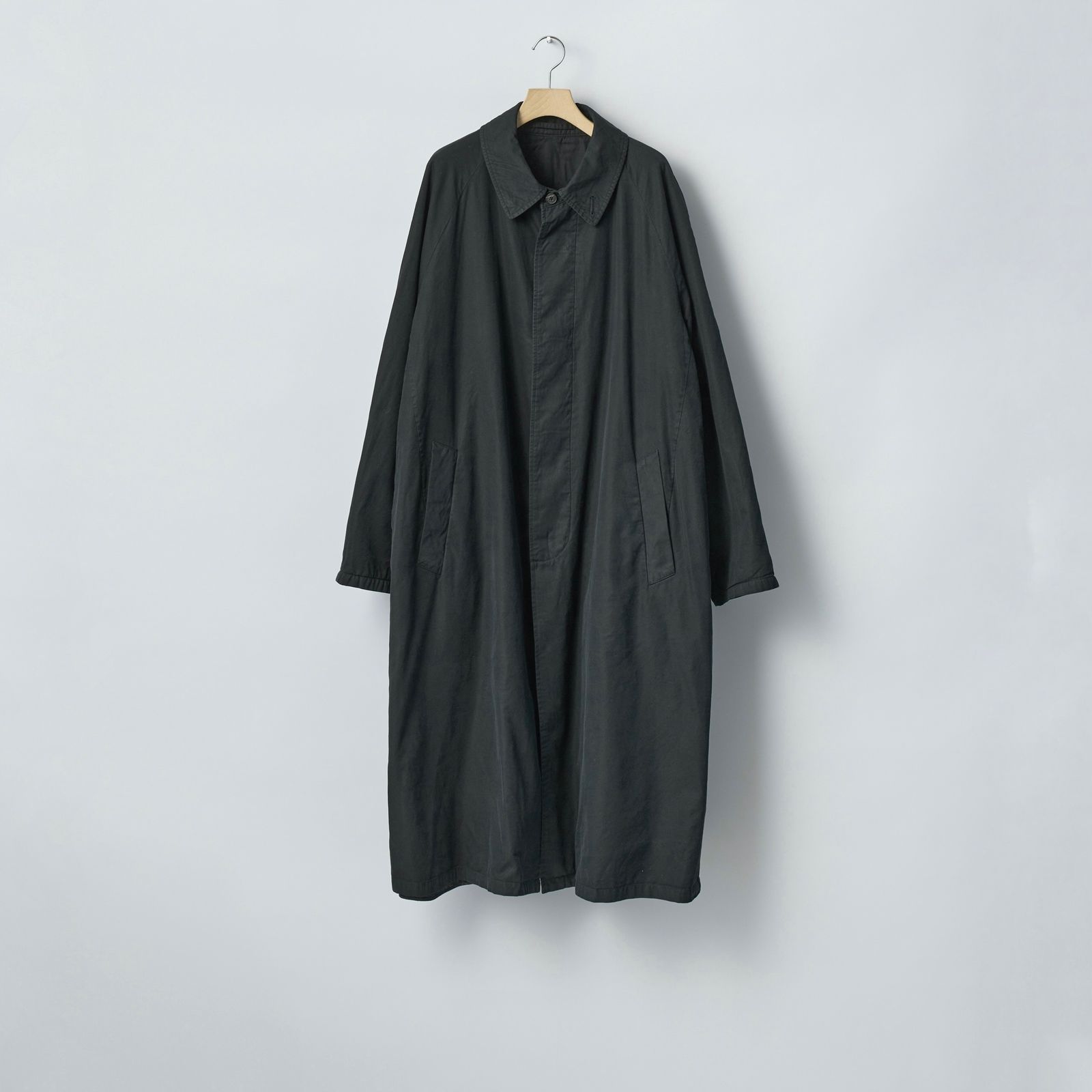 【残り一点】Cotton Rayon Vintage Padded Balmacaan Coat