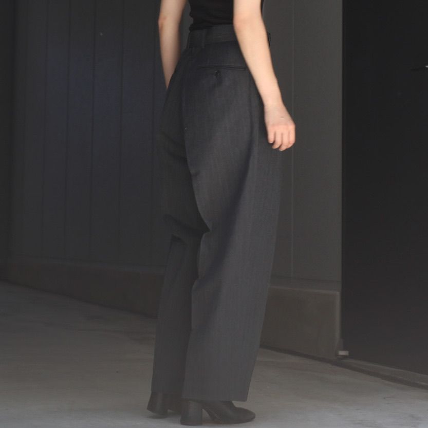 stein - 【残りわずか】Belted Wide Straight Trousers | ACRMTSM