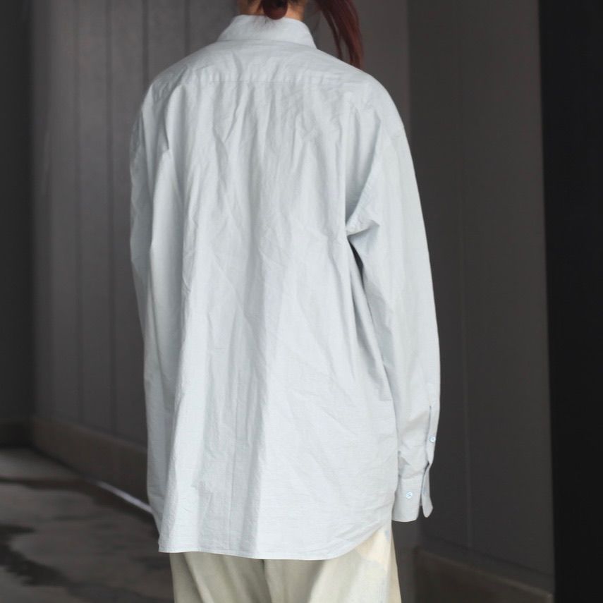 【残り一点】Regular Collar Shirt(MAX HIGH COUNT TYPEWRITER)