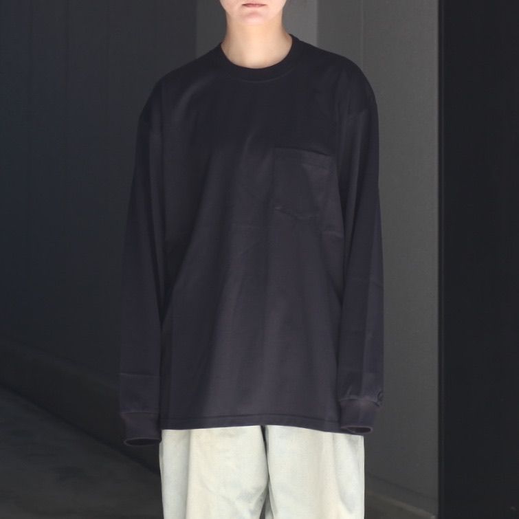 【残り一点】Supima Cotton Oversized Long Sleeve Pocket Tee