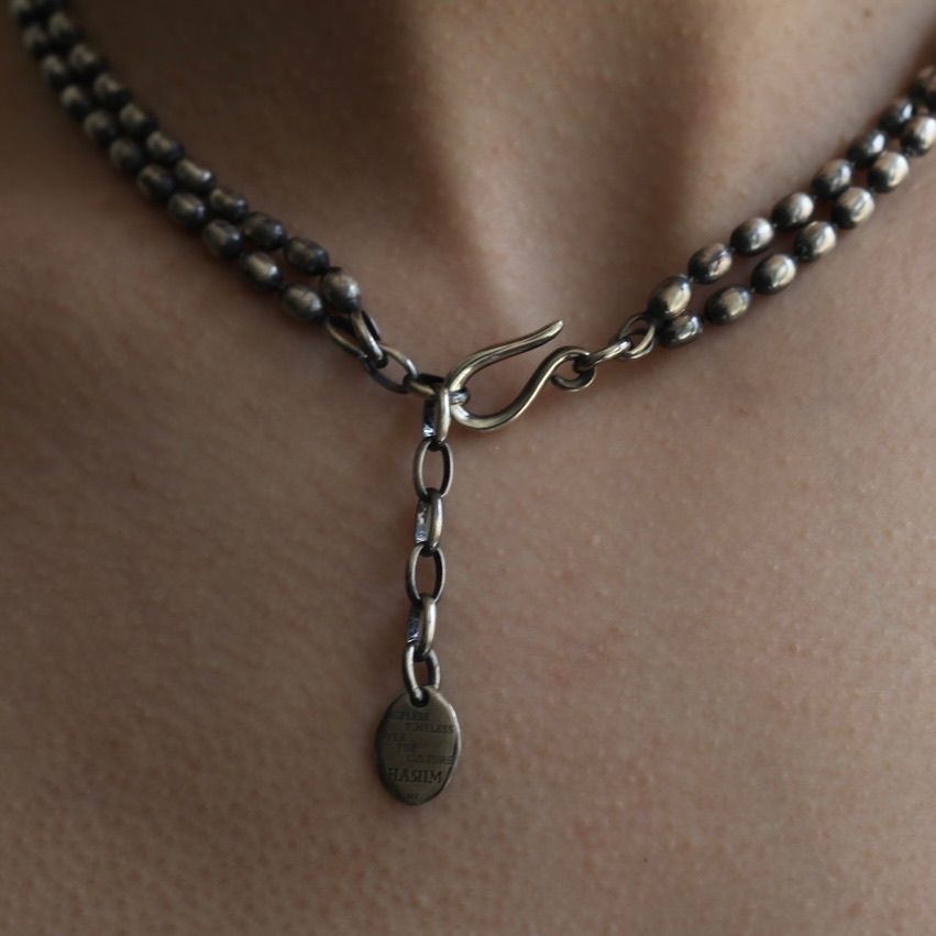 【お取り寄せ注文可能】Oval Bowl Chain W Necklace