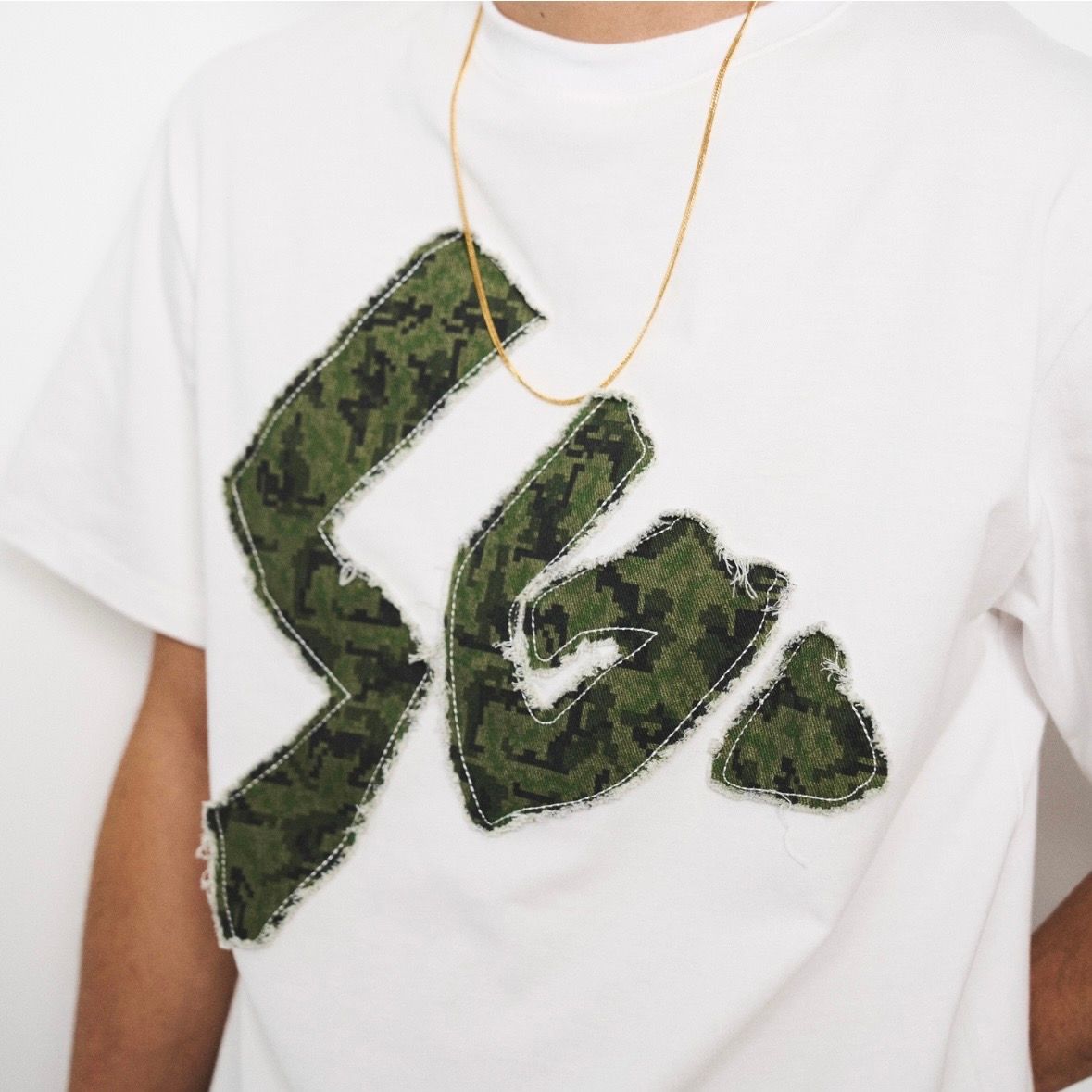 【残り一点】Sex Camo Fabric Patch Tee
