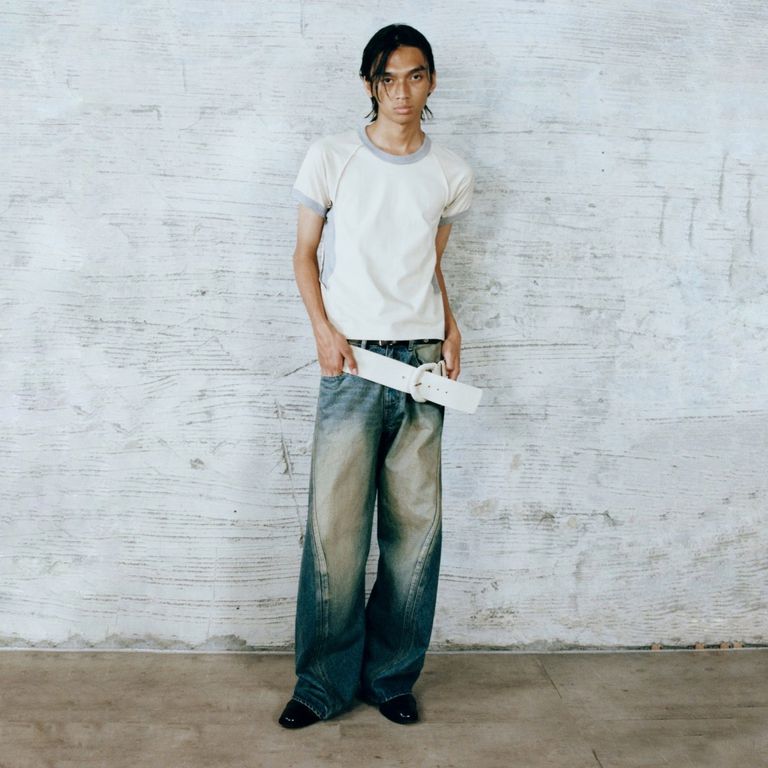 NVRFRGT - 【残りわずか】3D Twisted Wide Leg Jeans | ACRMTSM ONLINE 