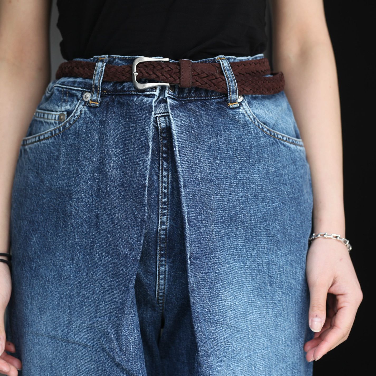 【残りわずか】Washed Denim Wide Pants