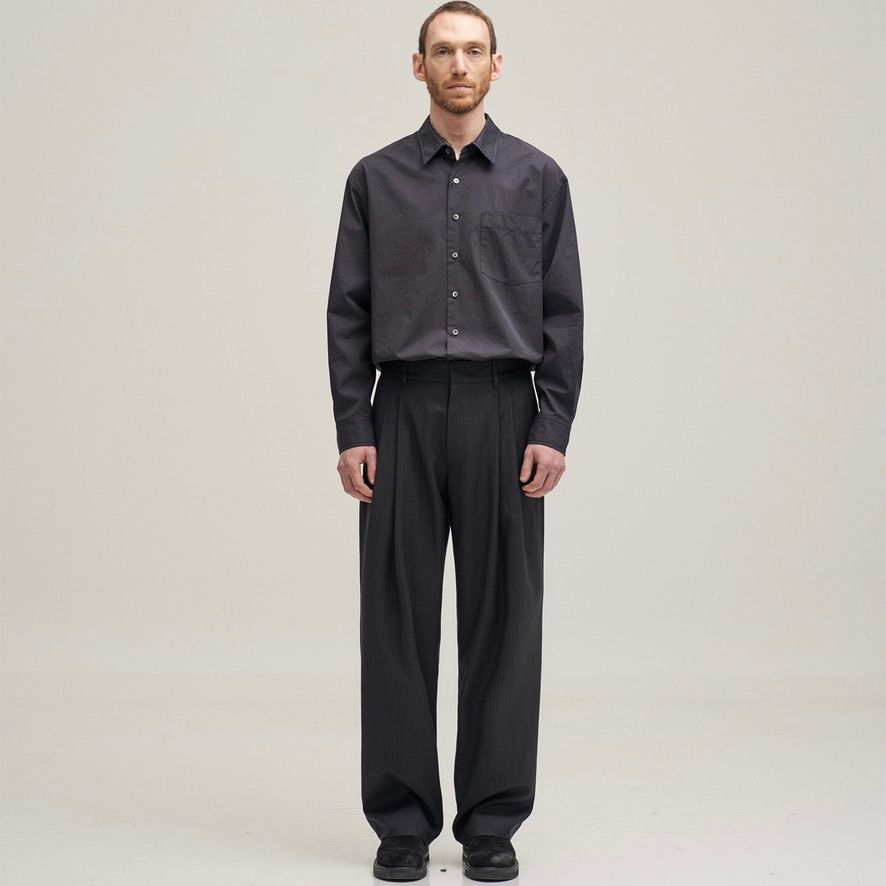 【残り一点】Narrow Stripe Tapered Slacks