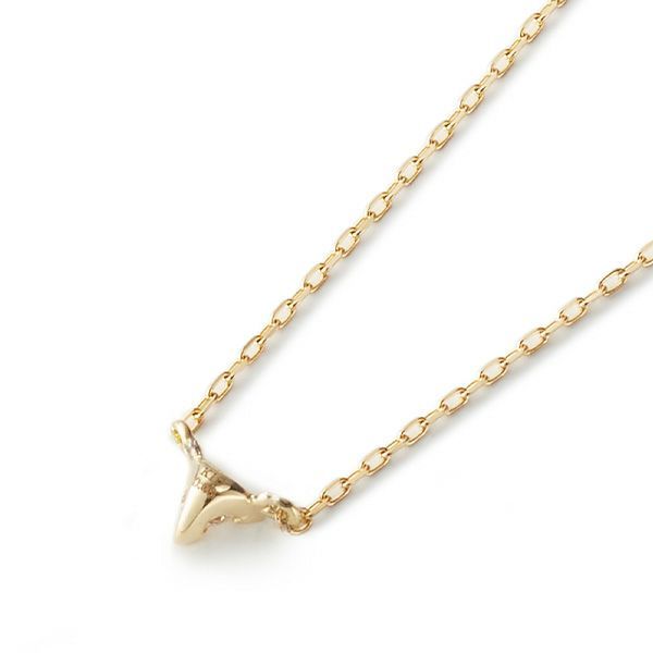 【お取り寄せ注文可能】K18 Triangle Dia Necklace(GOLD)