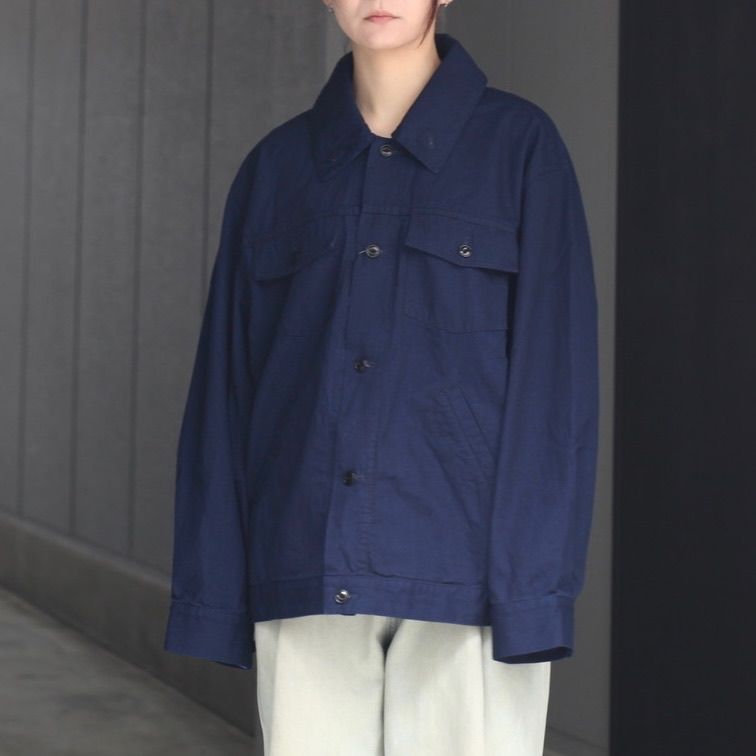 【残り一点】6ozデニムブルゾン(ONE WASH)