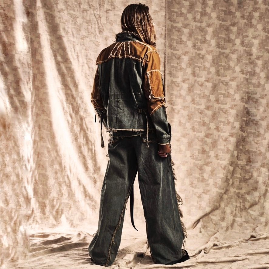 【残りわずか】Slash Seam Twist Lot 20603T(FROM COAL MINE)