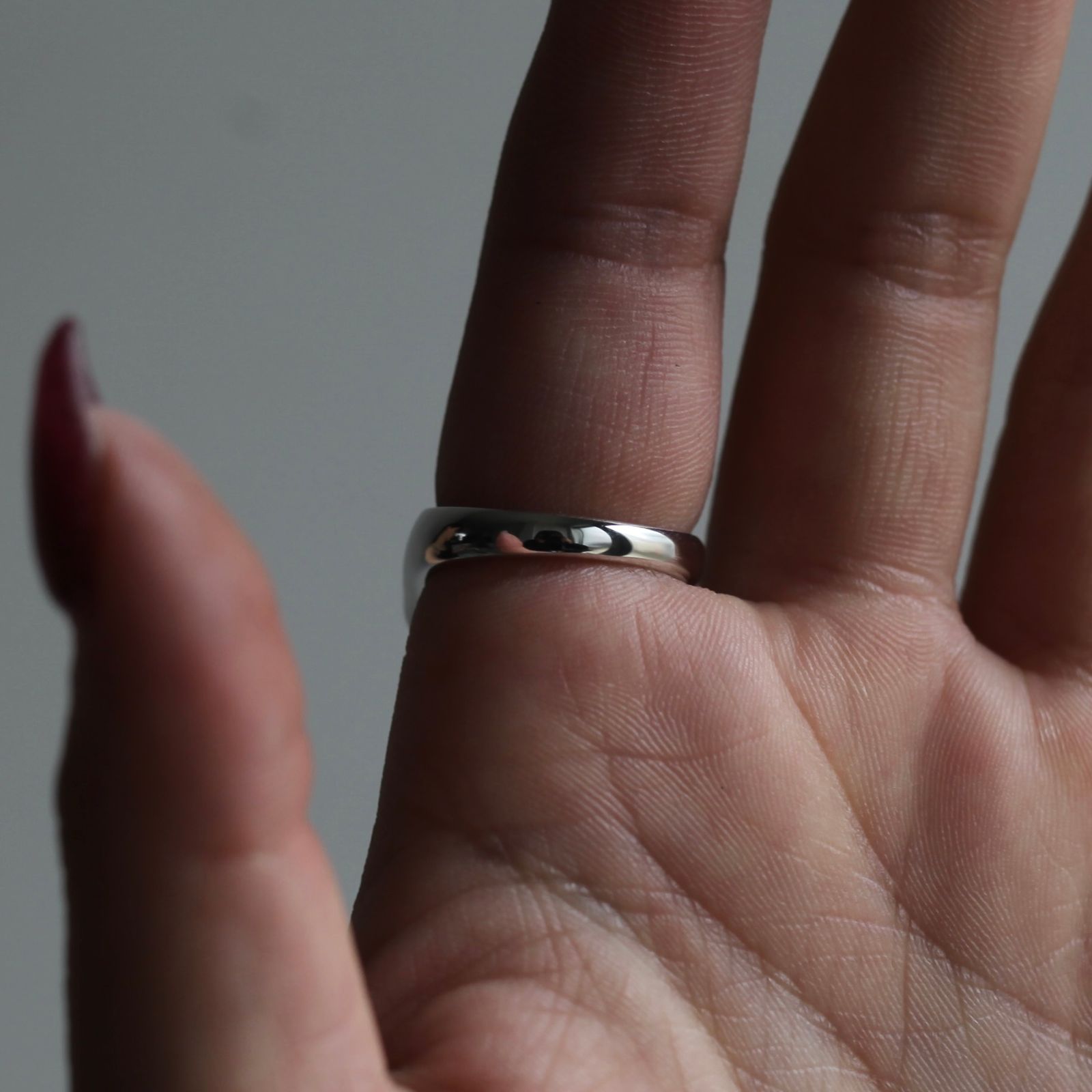 【お取り寄せ注文可能】Heart Stone Ring(WHITE×SILVER)