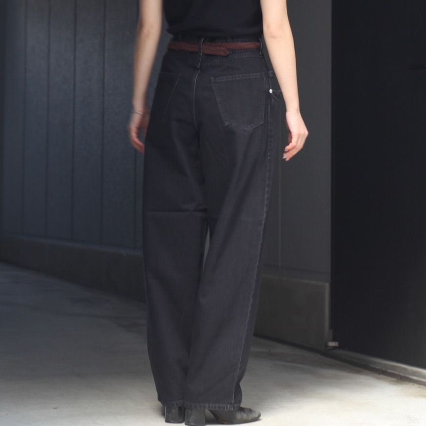 パリコレクション SOSHIOTSUKI - Denim Tucked Pocket 【残りわずか】Drape パンツ