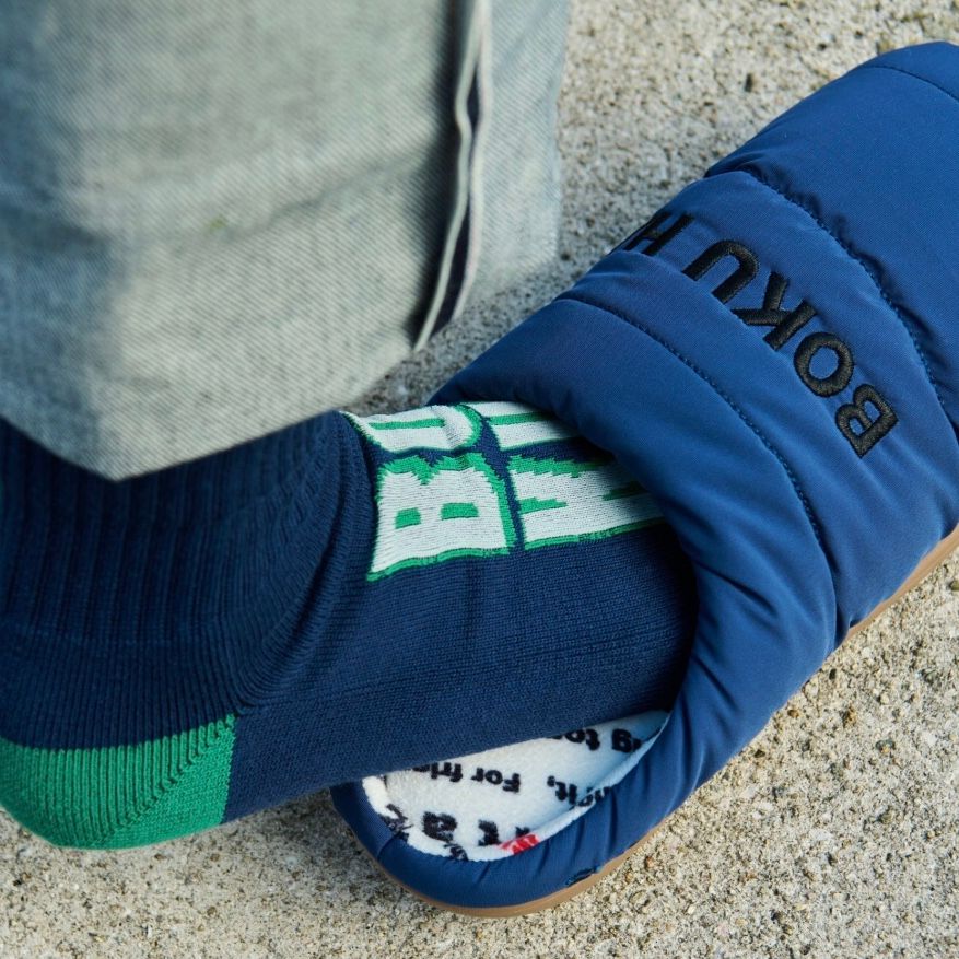 【残りわずか】Boku Tano Socks(BOKU LOGO PILE CREW)