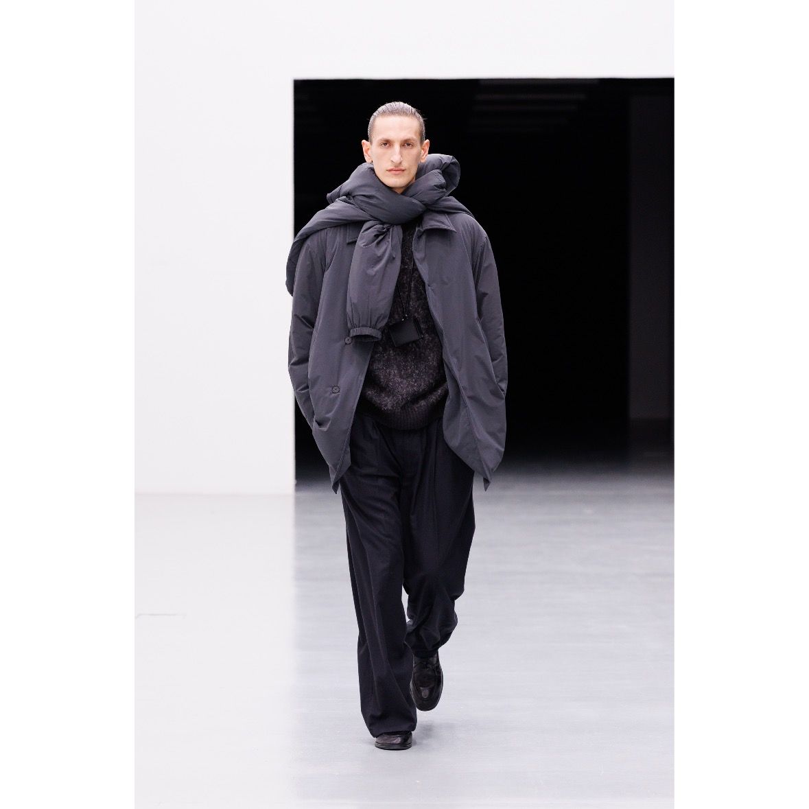 【残り一点】Nylon Puffer Half Coat