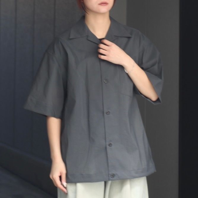 【残り一点】Open Collar Shirt(MID)