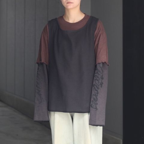 【残り一点】3 Layerd LS Tee