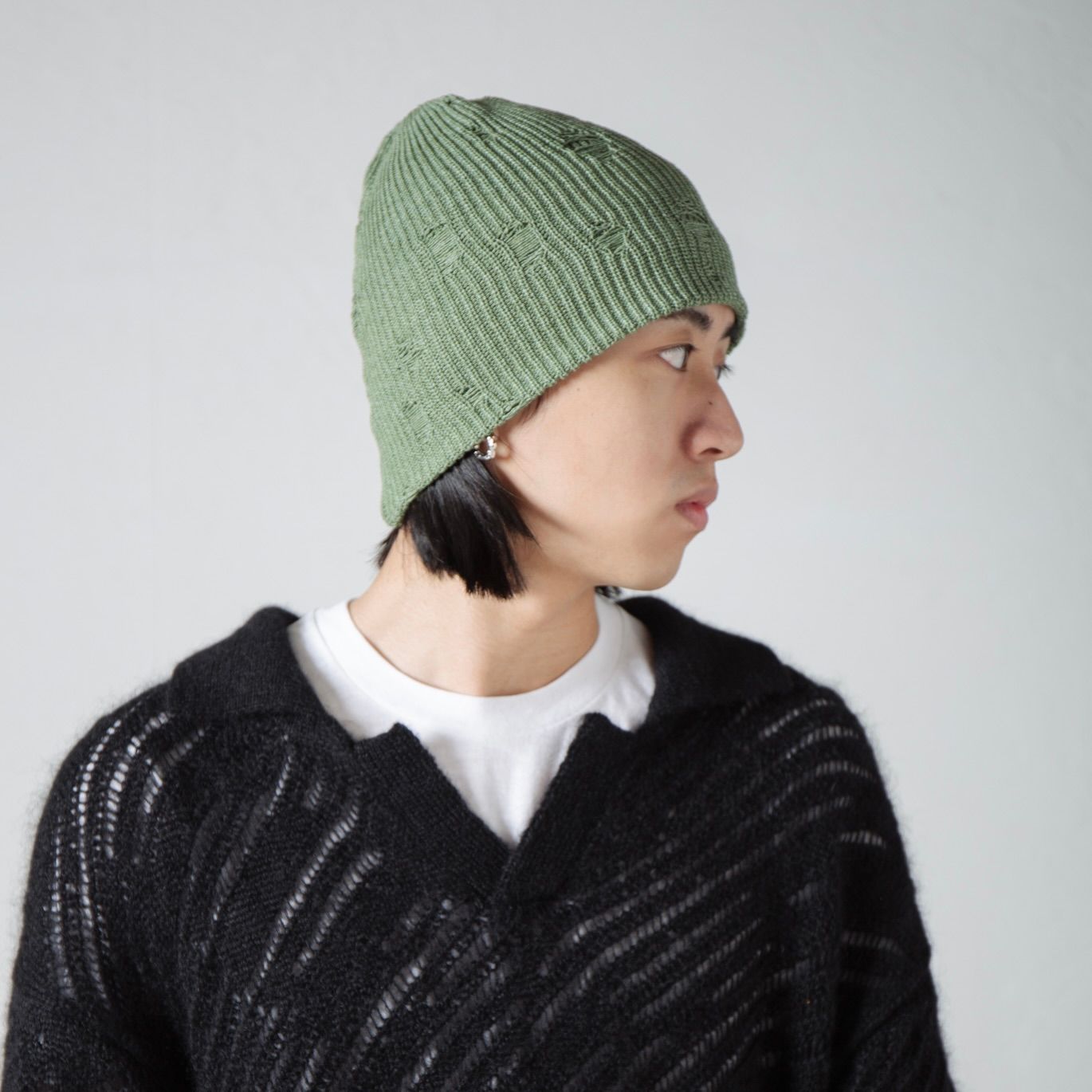 【残り一点】Damage Summer Knit Beanie