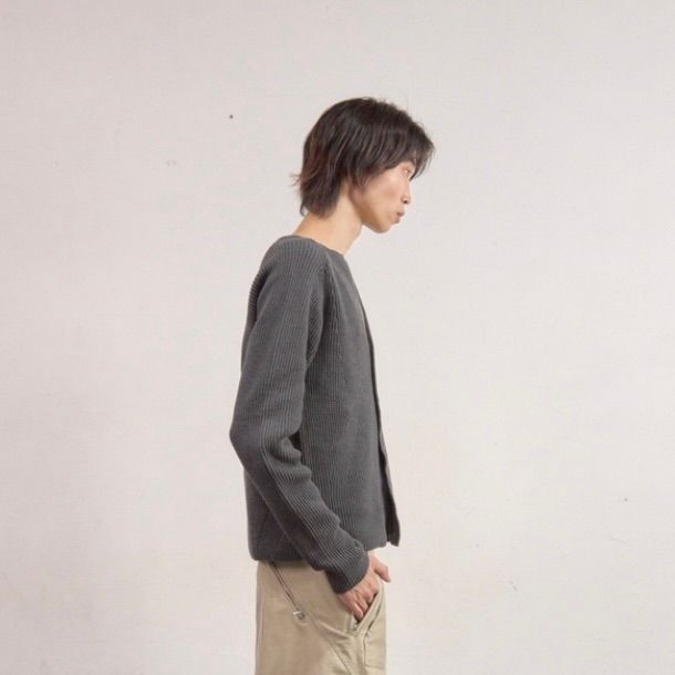 【残り一点】Ribbed Cardigan