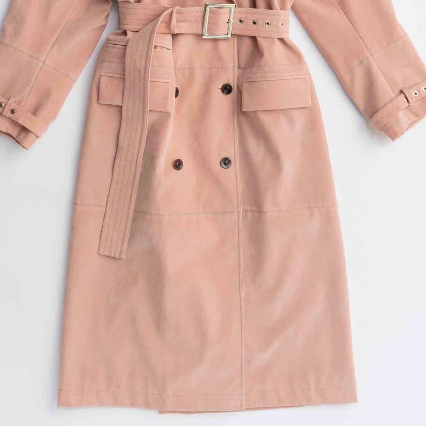 【残り一点】Suede Trench Coat